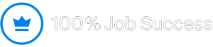 Upwork Top Rated Plus Badge